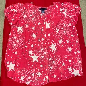 Pink star blouse